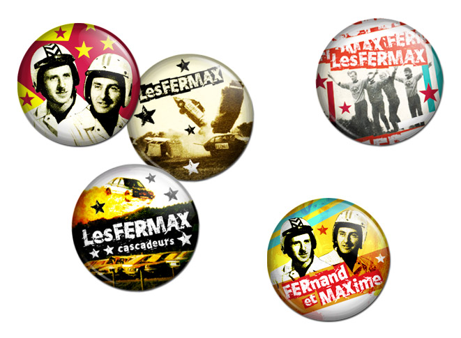Graphisme série de badges