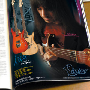 Design catalogue et pubs – Vigier Guitars