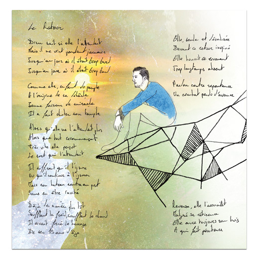 Illustration et graphisme du livret cd