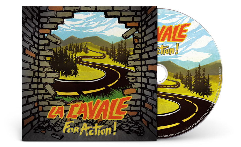 Illustration et graphisme pochette cd