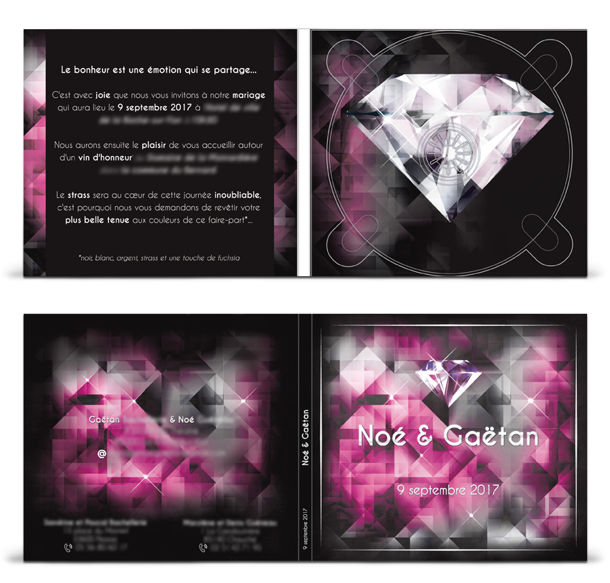 Graphisme intérieur et extérieur du digipack