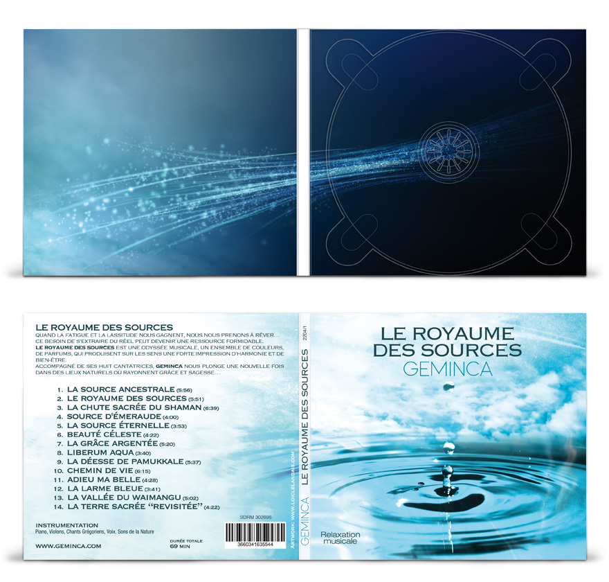 Graphisme digipack cd 2 volets