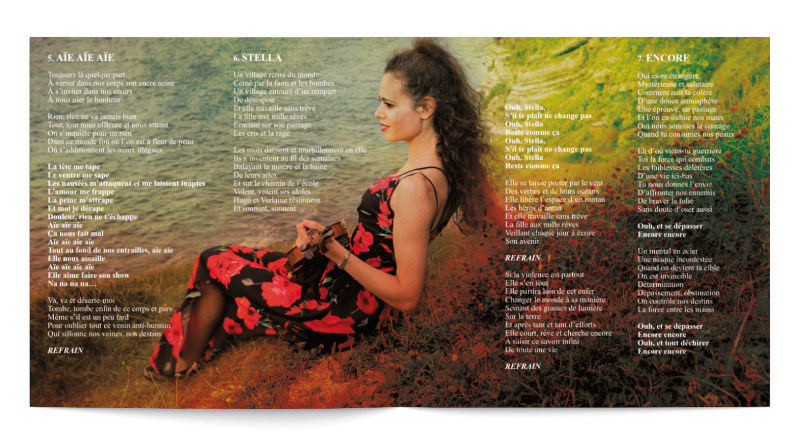 Mise en page booklet cd