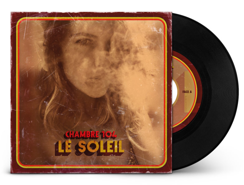 Graphisme pochette vinyle cover recto