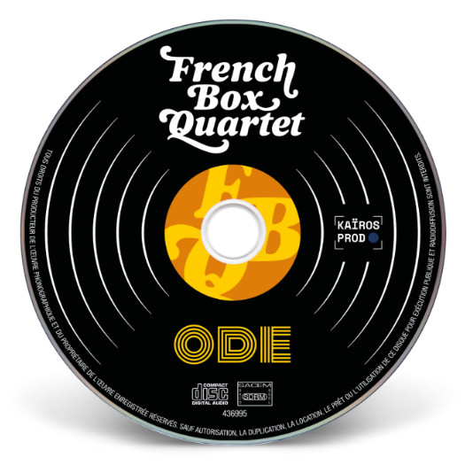 Graphisme rond CD pour impression en couleurs Pantone