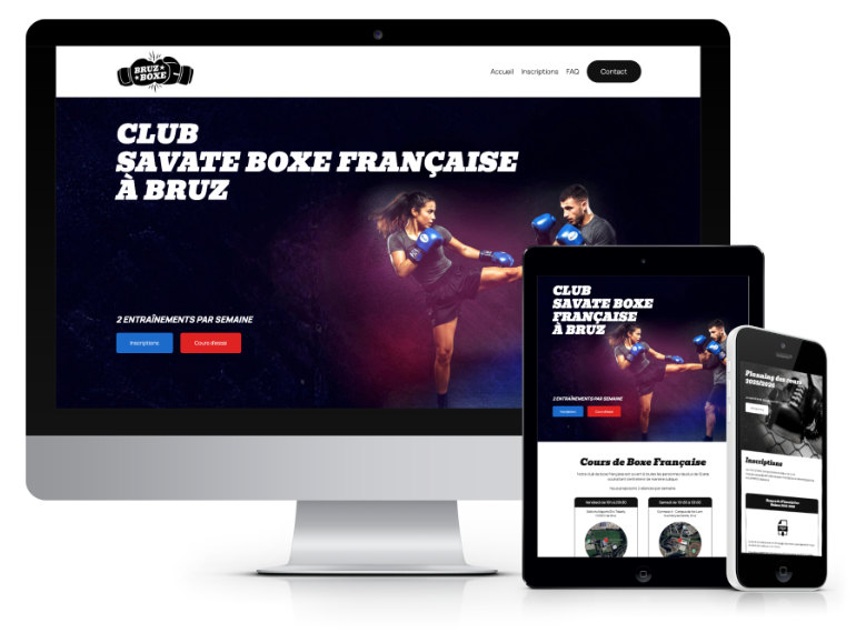 Conception site internet responsive one page